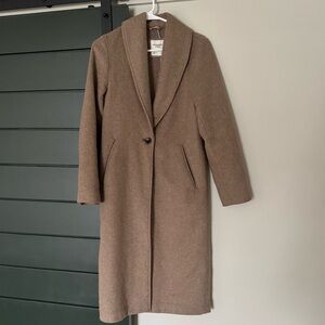 Abercrombie wool-blend trench coat
